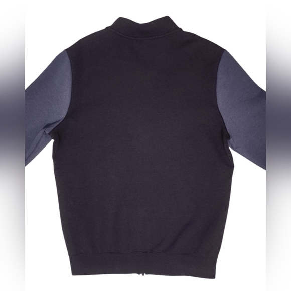 Mens PUMA Lightweight Bomber Jacket Two Tone Navy Size Medium - Picture 12 of 16